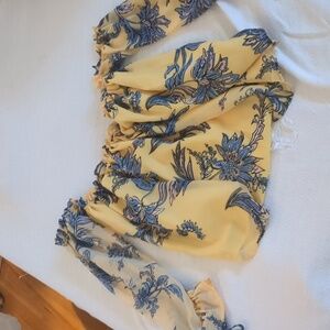 Floral off the shoulder blouse